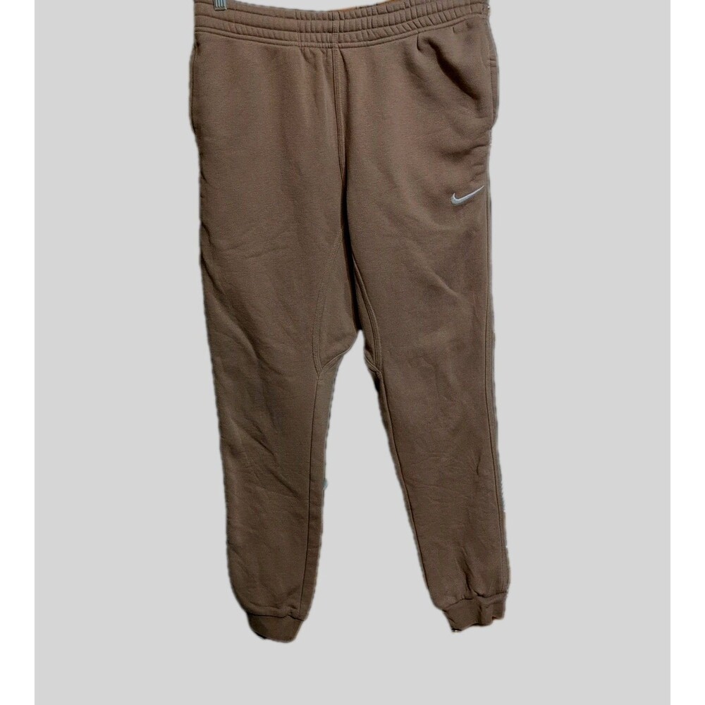 Nike Club Fleece Joggers Size Medium Chocolate Brown Active Casual Workout
